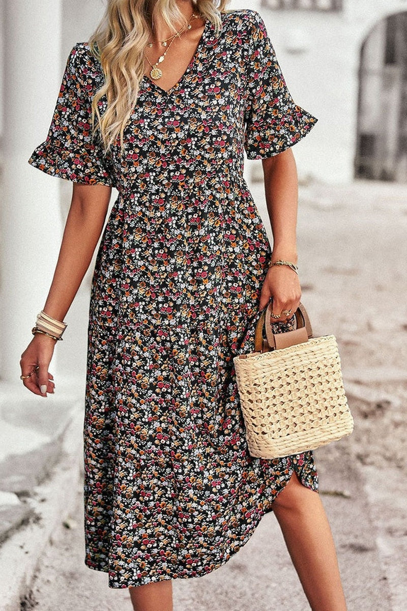 Bonjour Melbourne Dresses_W Janae Women's Floral Summer Dress - Comfortable and Stylish