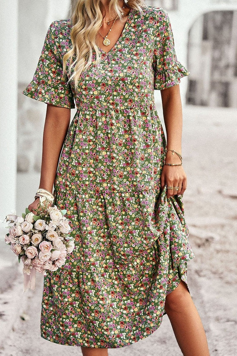 Bonjour Melbourne Dresses_W Janae Women's Floral Summer Dress - Comfortable and Stylish