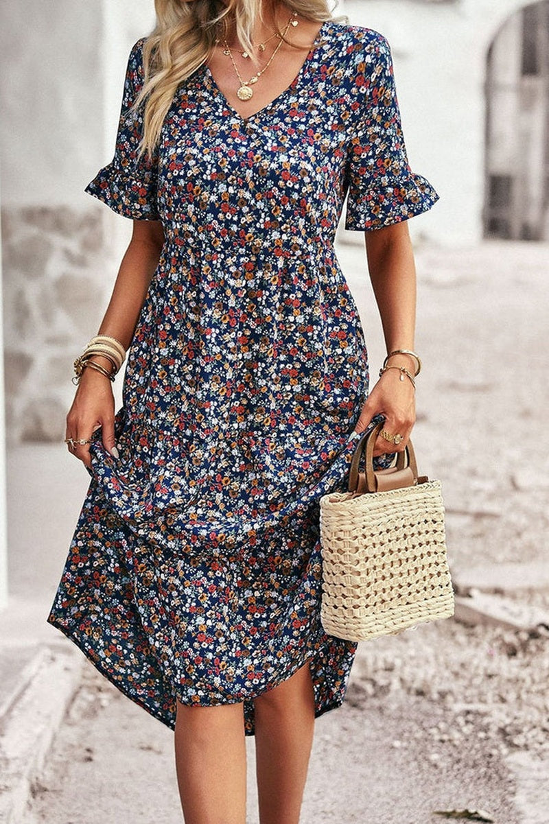 Bonjour Melbourne Dresses_W Janae Women's Floral Summer Dress - Comfortable and Stylish