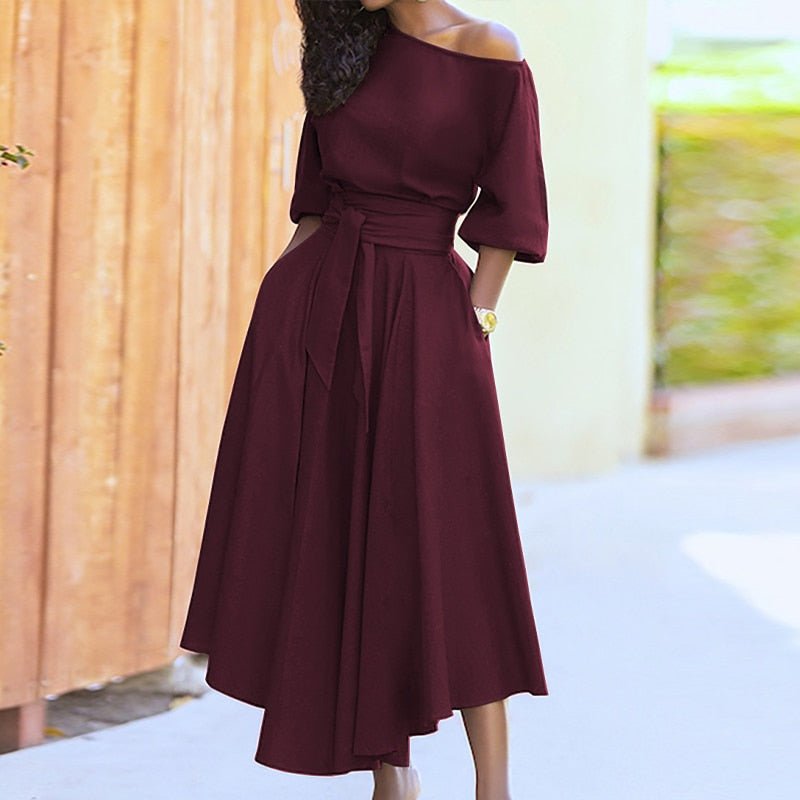 Bonjour MelbourneWomen's DressesEco-Friendly Women's Tie-Waist A-Line Summer Dress 