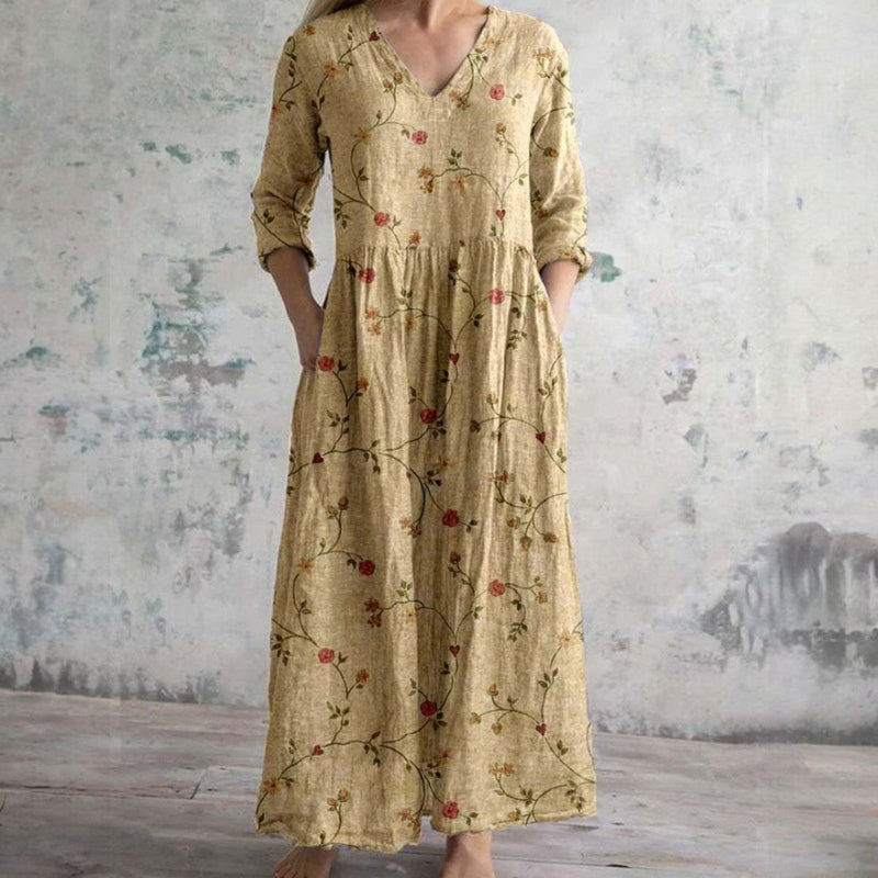 Bonjour MelbourneWomen's DressesElegant Floral Summer Dress - Perfect Wedding Guest Attire 