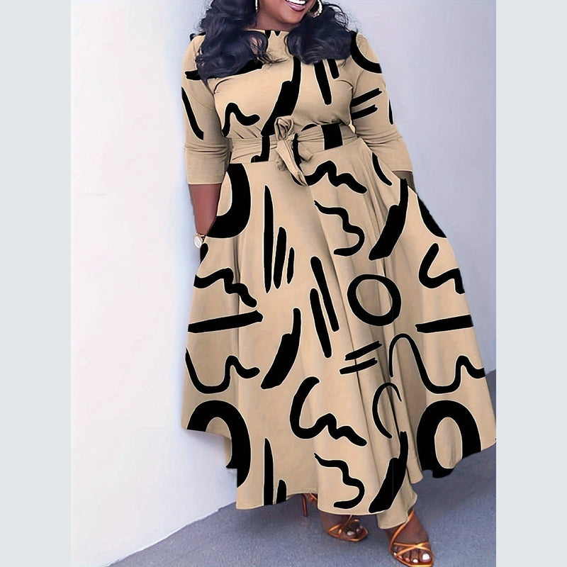 Bonjour MelbourneWomen's Plus Size DressesElegant Plus Size Dress - Flattering Fit for Any Occasion 