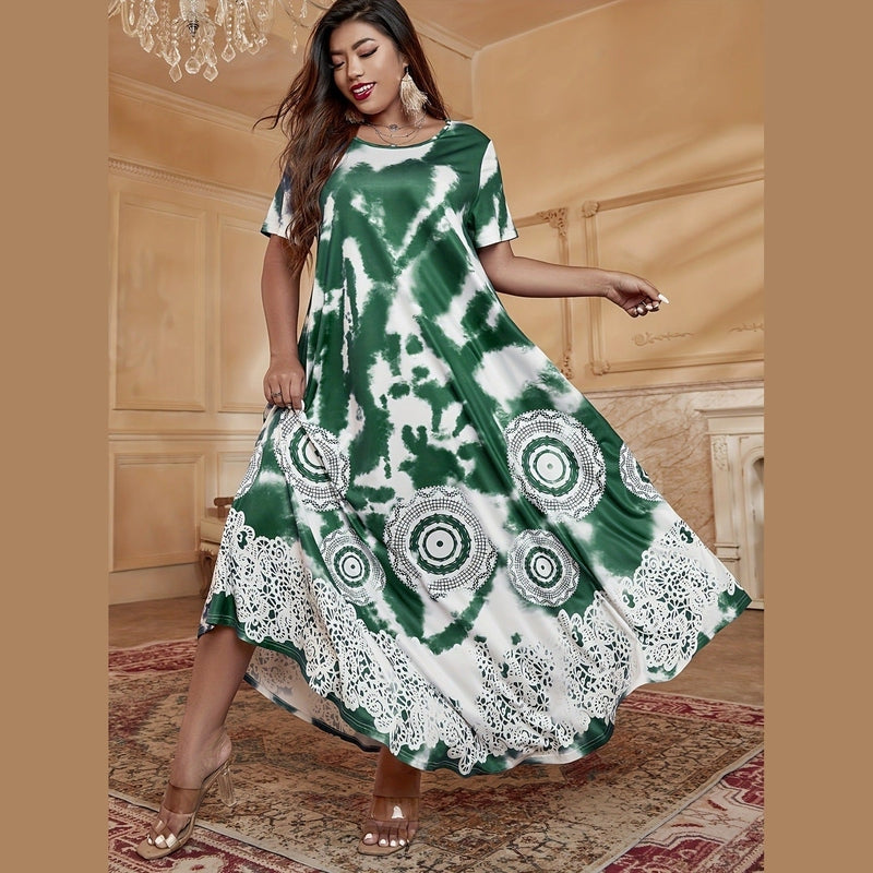 Bonjour MelbourneWomen's Plus Size DressesElegant Plus Size Maxi Dress for Effortless Summer Style 