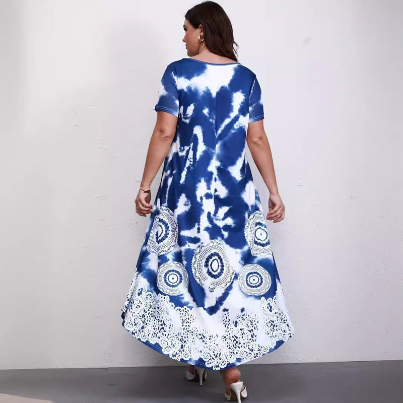 Bonjour MelbourneWomen's Plus Size DressesElegant Plus Size Maxi Dress for Effortless Summer Style 