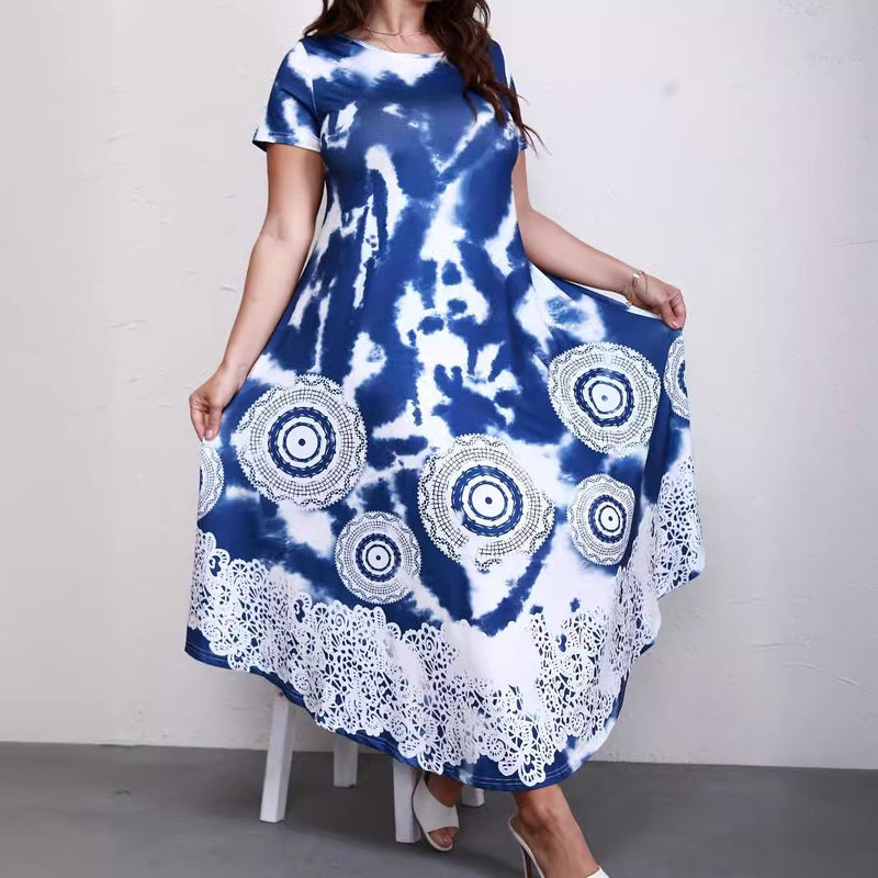 Bonjour MelbourneWomen's Plus Size DressesElegant Plus Size Maxi Dress for Effortless Summer Style 