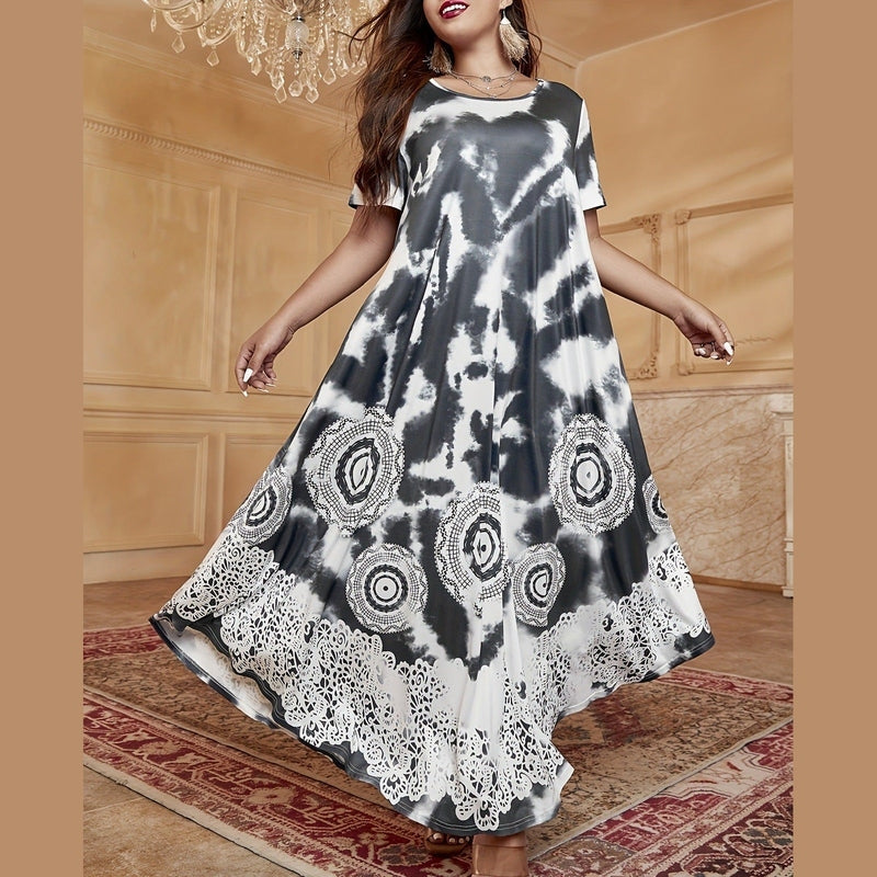 Bonjour MelbourneWomen's Plus Size DressesElegant Plus Size Maxi Dress for Effortless Summer Style 