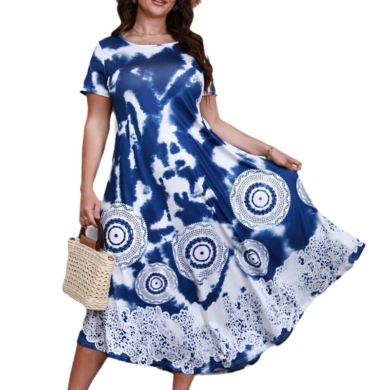 Bonjour MelbourneWomen's Plus Size DressesElegant Plus Size Maxi Dress for Effortless Summer Style 