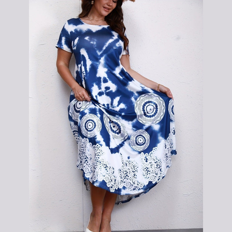 Bonjour MelbourneWomen's Plus Size DressesElegant Plus Size Maxi Dress for Effortless Summer Style 