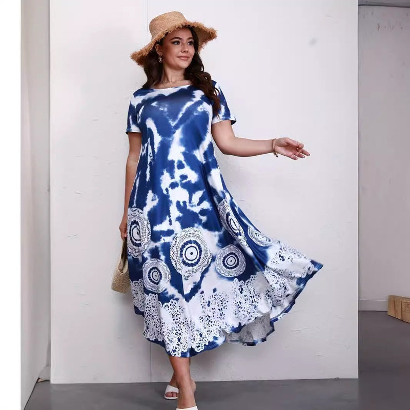 Bonjour MelbourneWomen's Plus Size DressesElegant Plus Size Maxi Dress for Effortless Summer Style 