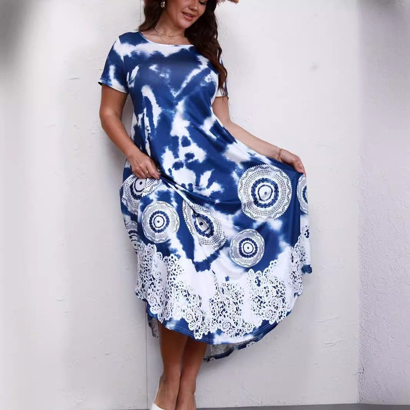 Bonjour MelbourneWomen's Plus Size DressesElegant Plus Size Maxi Dress for Effortless Summer Style 