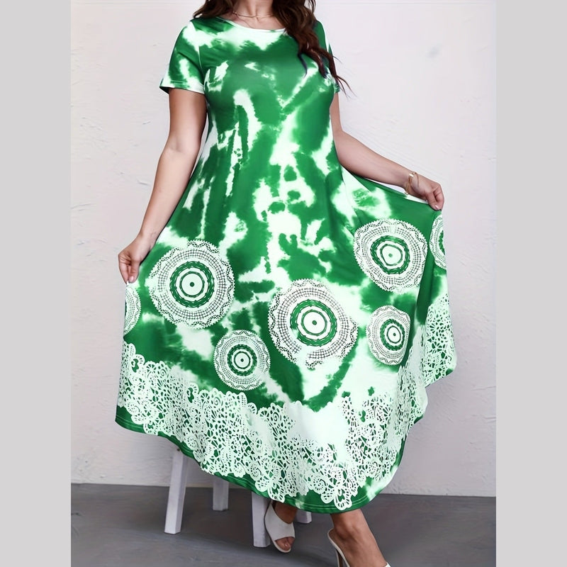 Bonjour MelbourneWomen's Plus Size DressesElegant Plus Size Maxi Dress for Effortless Summer Style 
