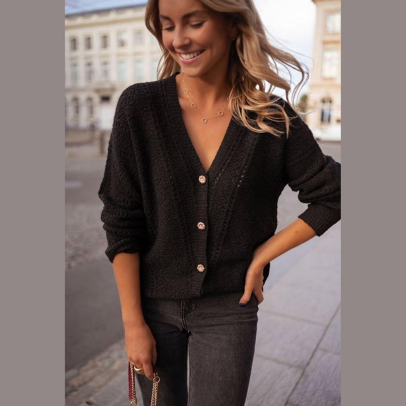 Bonjour MelbourneWomen's CardigansElegant Women's Long Cardigan for Versatile Layering 