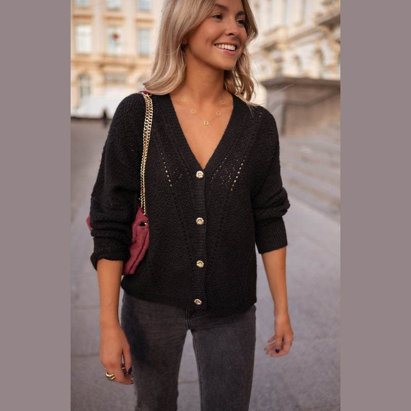 Bonjour MelbourneWomen's CardigansElegant Women's Long Cardigan for Versatile Layering 