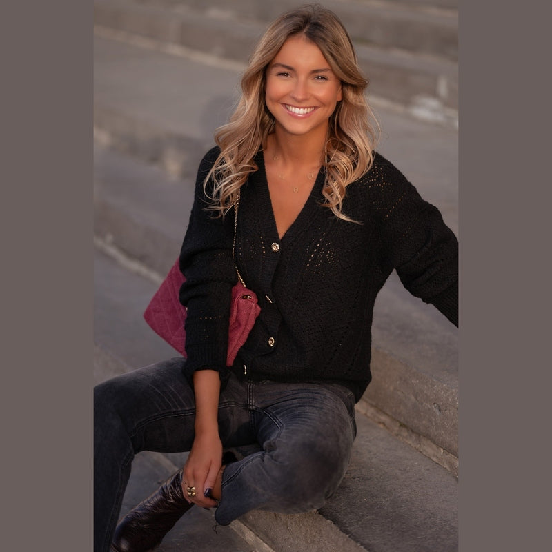 Bonjour MelbourneWomen's CardigansElegant Women's Long Cardigan for Versatile Layering 
