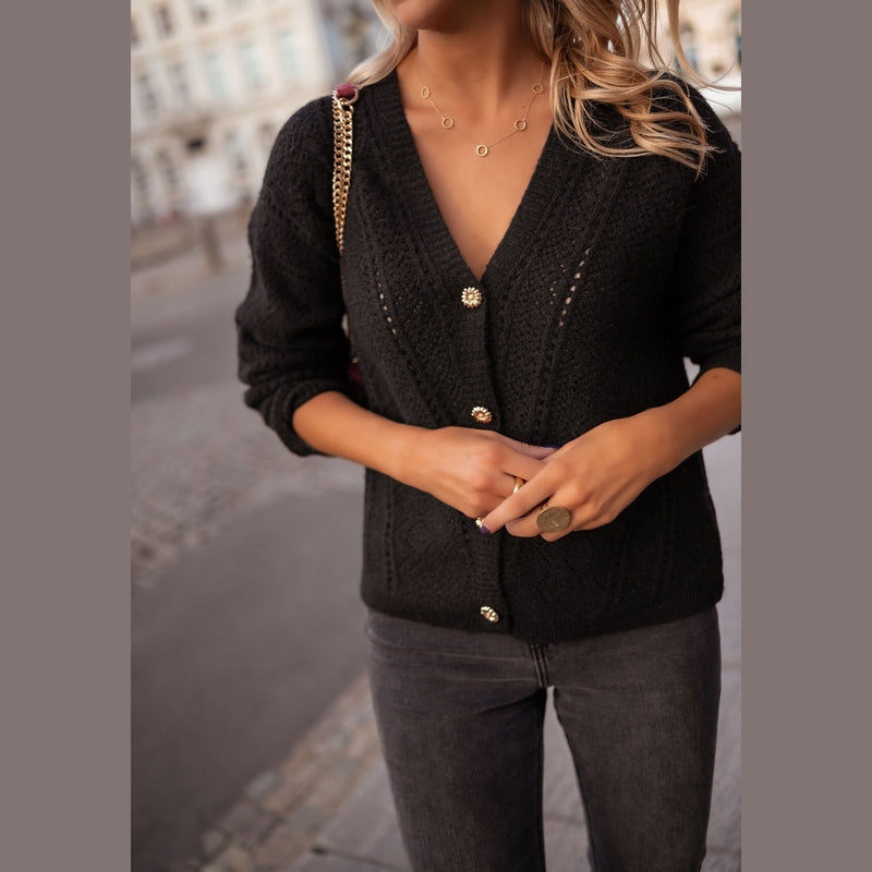 Bonjour MelbourneWomen's CardigansElegant Women's Long Cardigan for Versatile Layering 