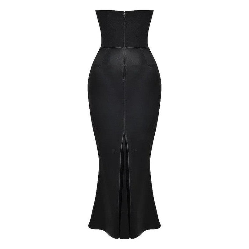Bonjour MelbourneWomen's DressesElegant Women's Long Satin Maxi Dress for Formal Events 