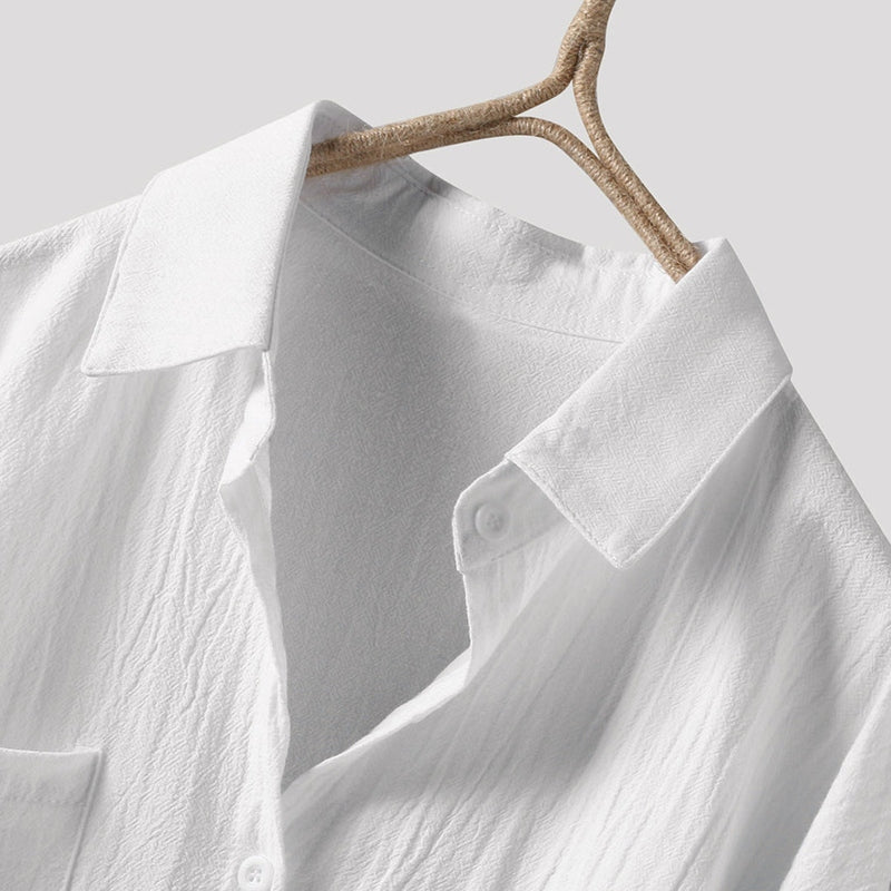 Bonjour MelbourneBlousesElegant Women's Long Sleeve White Blouse - Timeless Style 