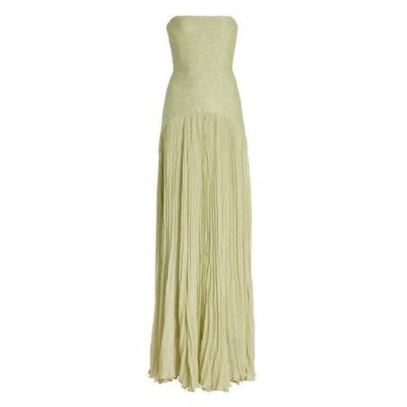Bonjour MelbourneWomen's DressesElegant Women's Maxi Dress - Sleeveless Pistachio Green 