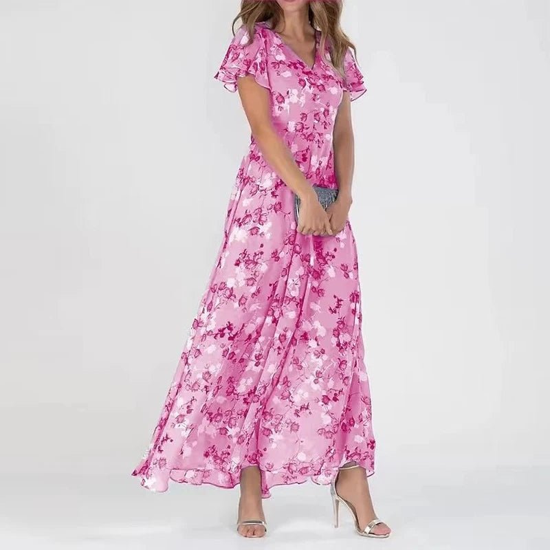 Bonjour MelbourneMaxi DressesGlamorous Plus Size Maxi Dress - Elegant Summer Style 