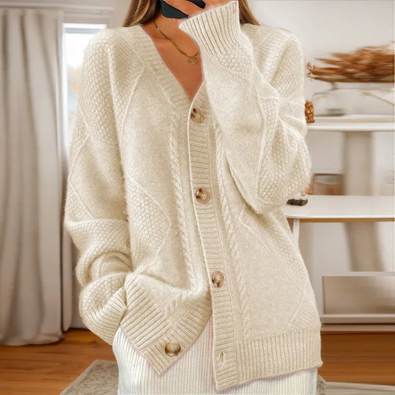 Bonjour MelbourneWomen's CardigansIsla Women's Long White Cardigan - Soft, Lightweight Comfort 
