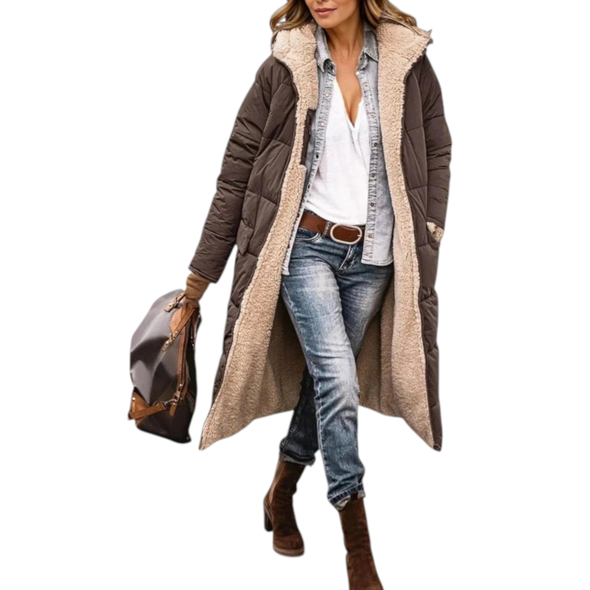 Karina - Chic Reversible Cape for Versatile Fashion