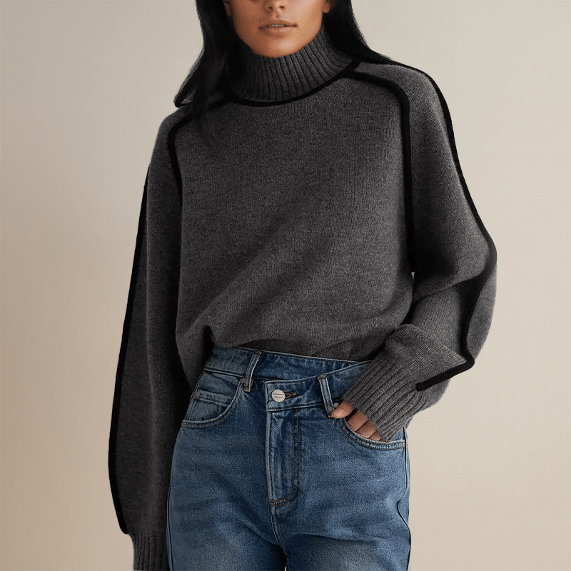 Bonjour Melbourne-New Arrivals-Sophie - Opulent Cashmere Turtleneck Sweater 