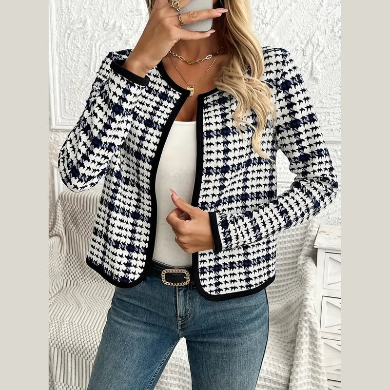 Bonjour MelbourneWomen's Jackets & CoatsStylish Printed Open Front Jacket for Women - Lightweight Layering 