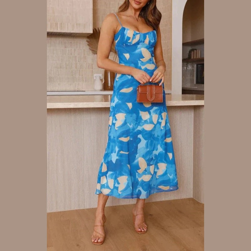 Bonjour MelbourneWomen's DressesVibrant Women's Midi Dress - Perfect Summer Style 