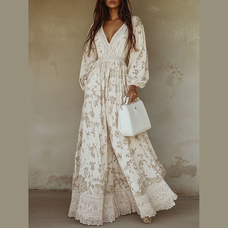 Bonjour MelbourneMaxi DressesWomen's Boho Floral Maxi Dress - Perfect Summer Style 