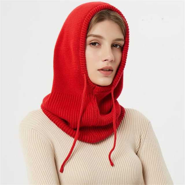 Cashmere Knit Winter Hat with Adjustable Hood – Stylish Beanie for Men and Women, Lightweight and Warm 1