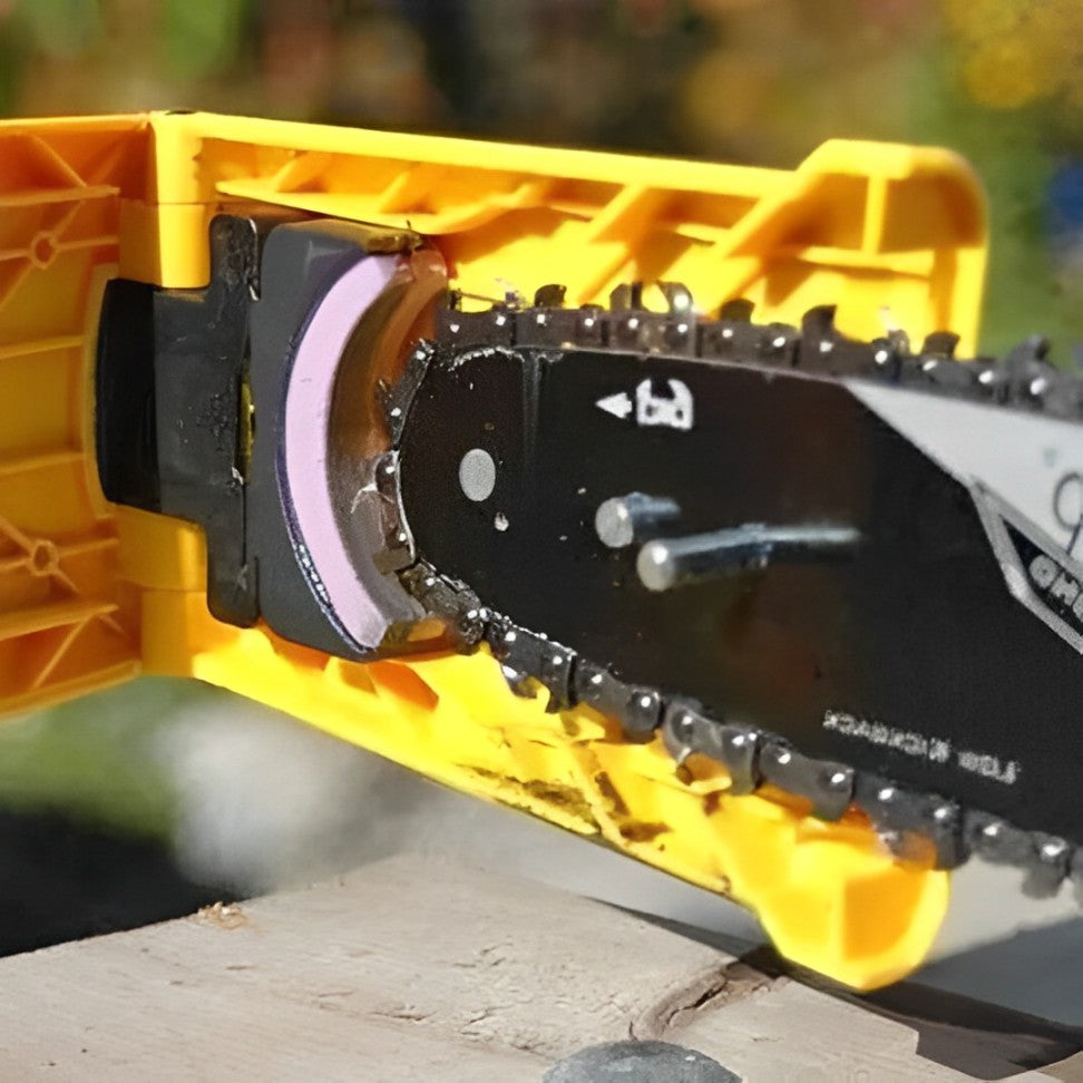 Chainsaw Sharpener Kit for 14 to 20 Bars – Quick and Easy Chainsaw Blade Sharpener with Durable Stone 4