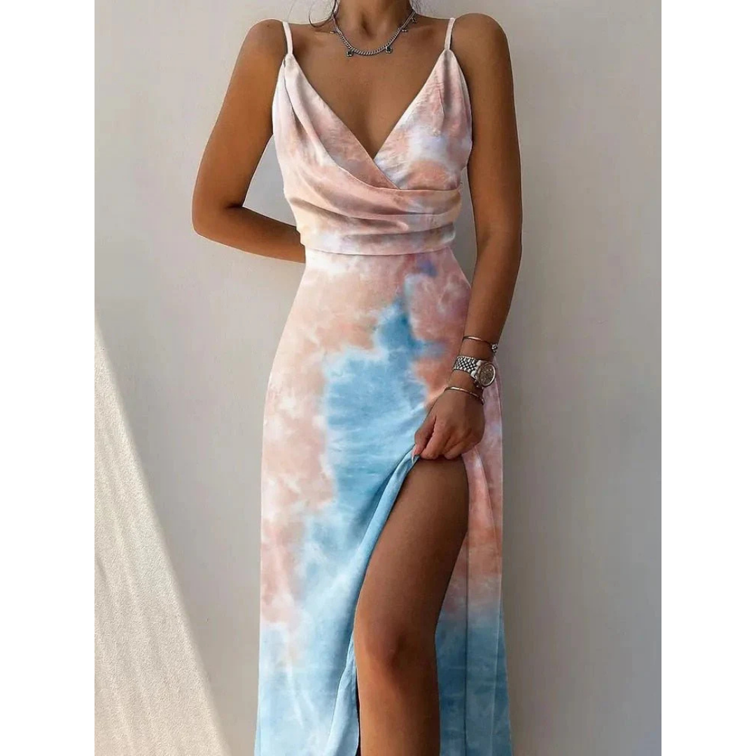 Chic Floral Wrap Maxi Dress for Women - Perfect for Summer 4