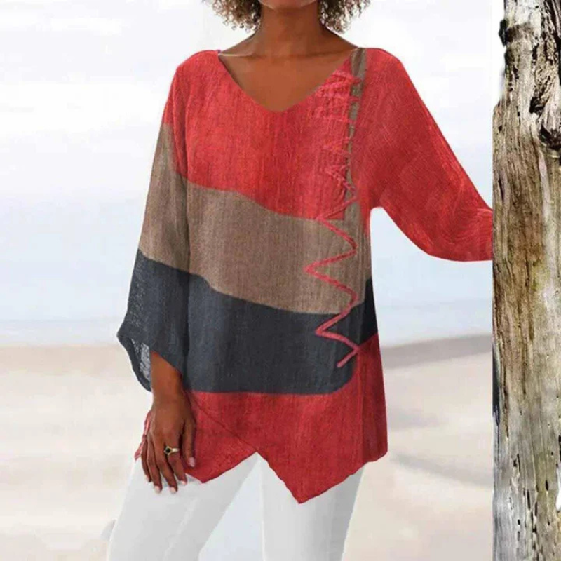 Chic Three-Color Long Sleeve Blouse for Women - Stylish Tops 0