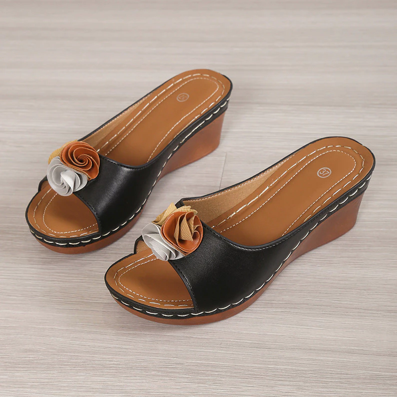 Comfortable Women's Sandals with Wedge Heel for All-Day Wear 1