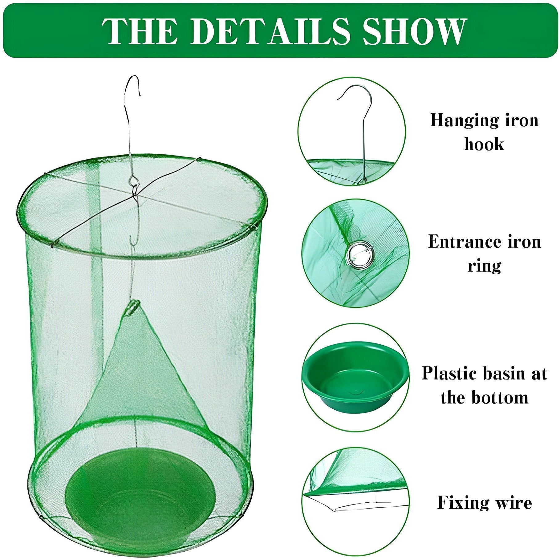 Eco-Friendly Stable Fly Trap with All-Natural Bait – Reusable Non-Toxic Fly Catcher for a Fly-Free Environment 2