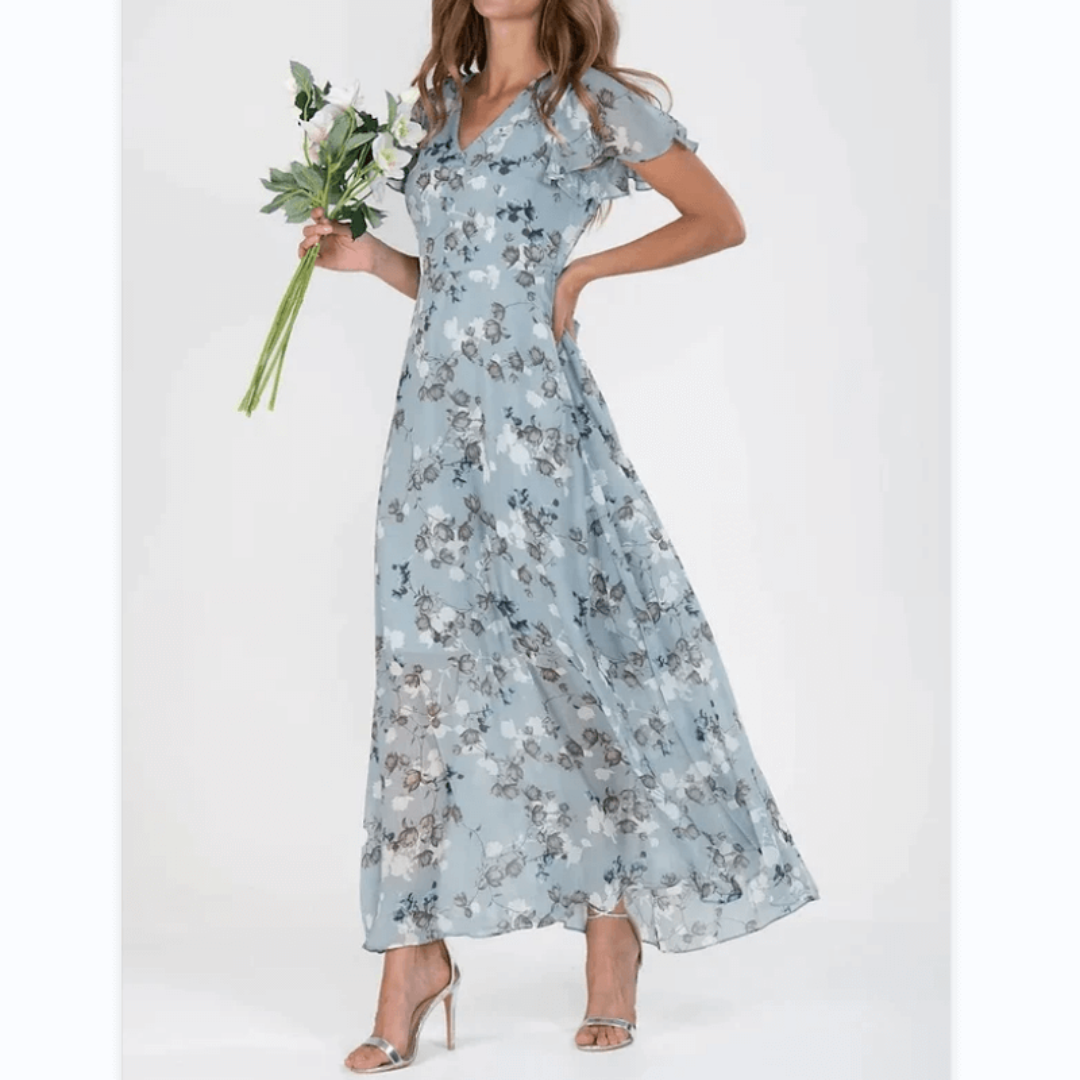 Elegant Floral Maxi Dress - Summer Wedding Guest Dresses 2