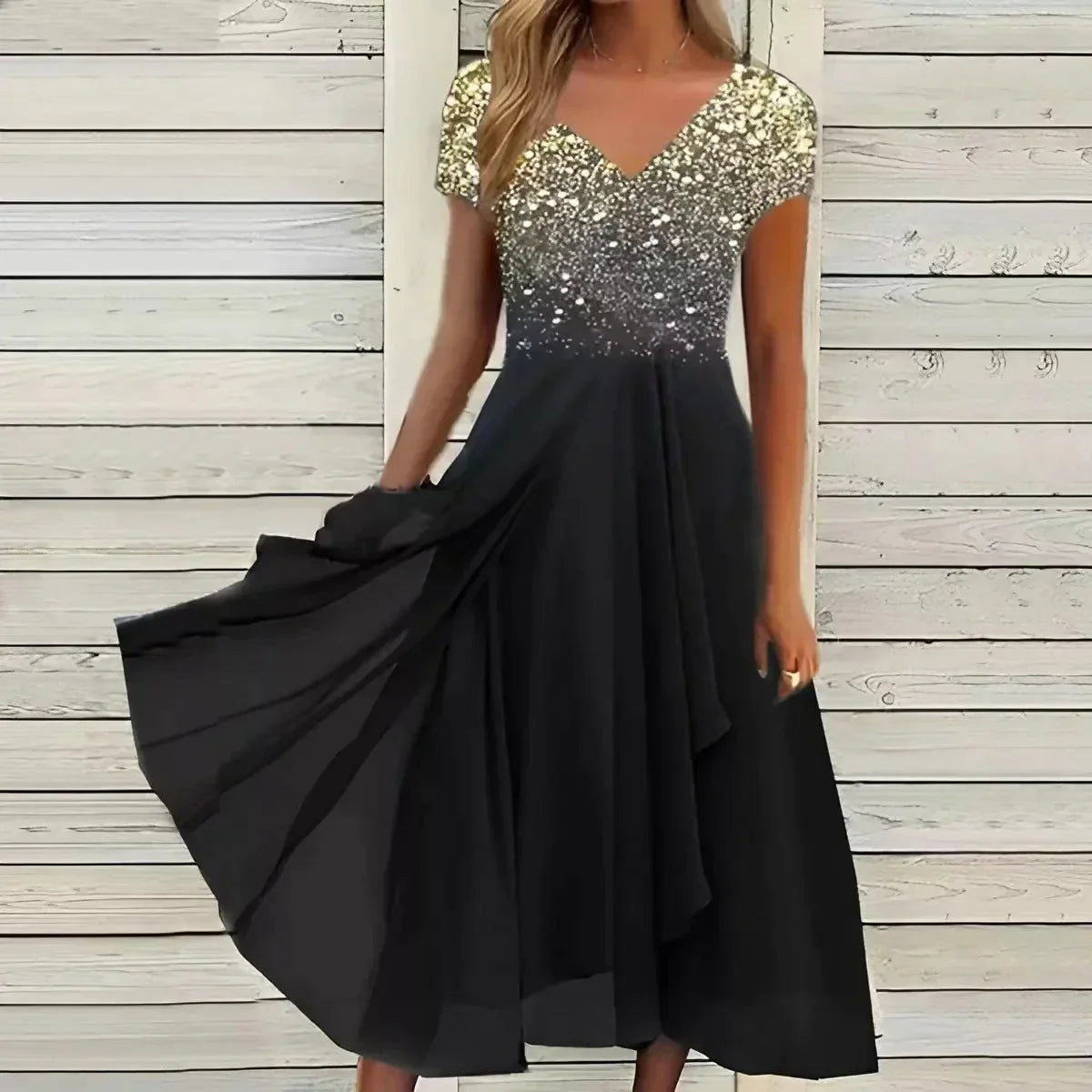Elegant Floral Midi Dress for Women - Timeless Style 2