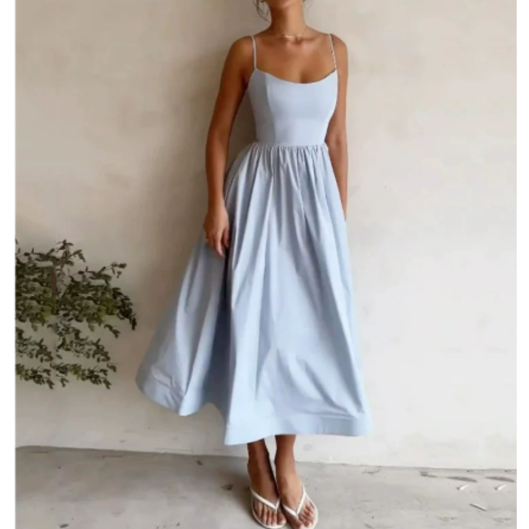 Elegant Ladies Summer A-Line Midi Dress for Every Occasion 1