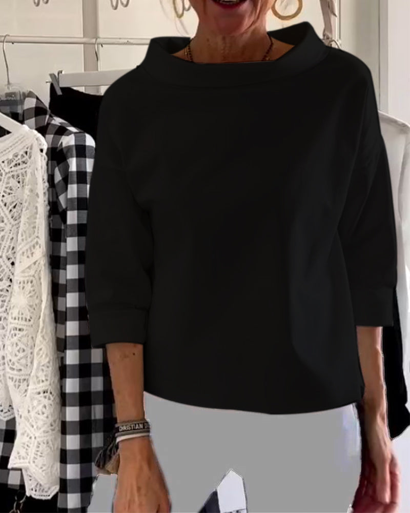 Elegant Long-Sleeved Women's Top - Versatile Blouse for All Occasions 5