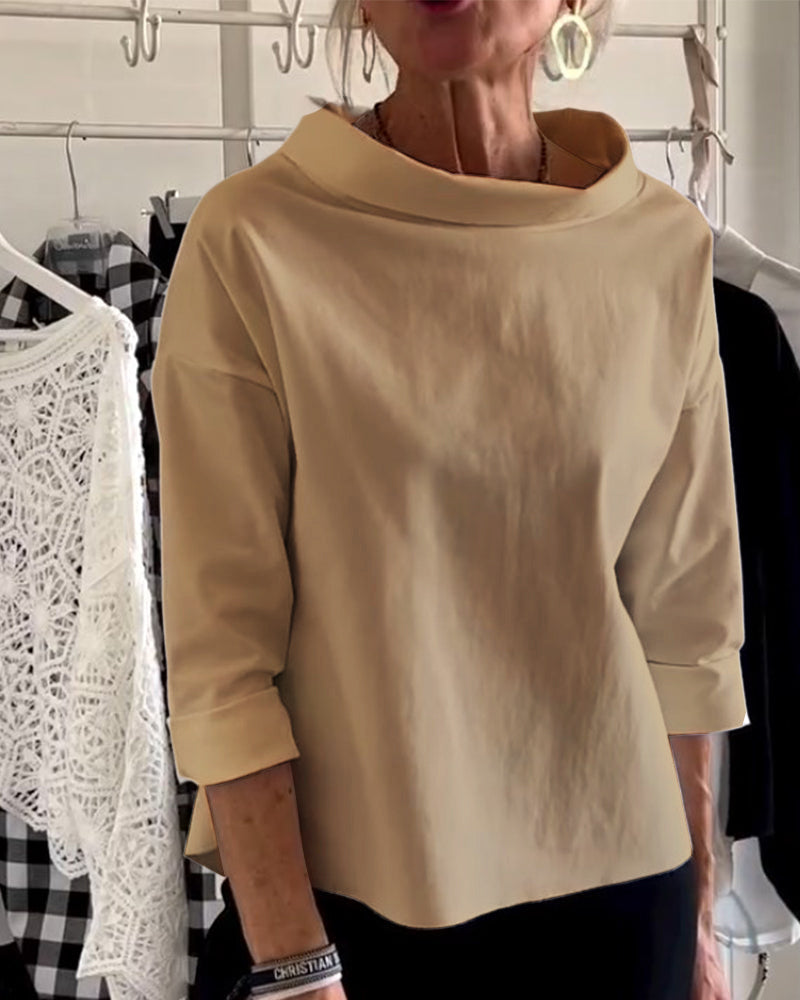 Elegant Long-Sleeved Women's Top - Versatile Blouse for All Occasions 8