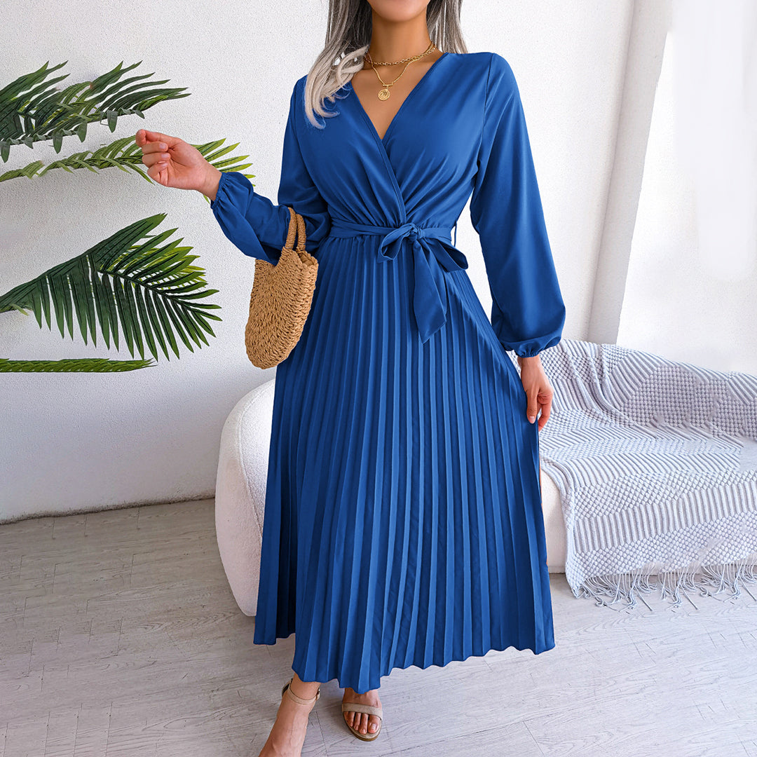 Elegant Long Sleeve Maxi Dress for Women - Comfortable & Stylish 2