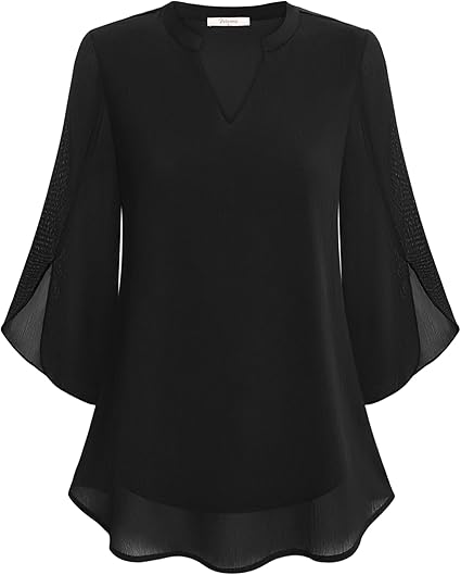Elegant Women's Blouse - Lightweight & Versatile Style 1