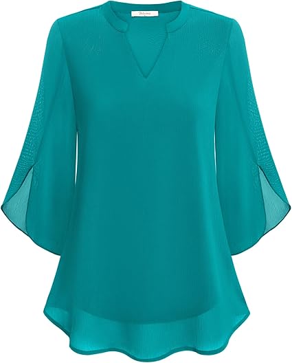 Elegant Women's Blouse - Lightweight & Versatile Style 3