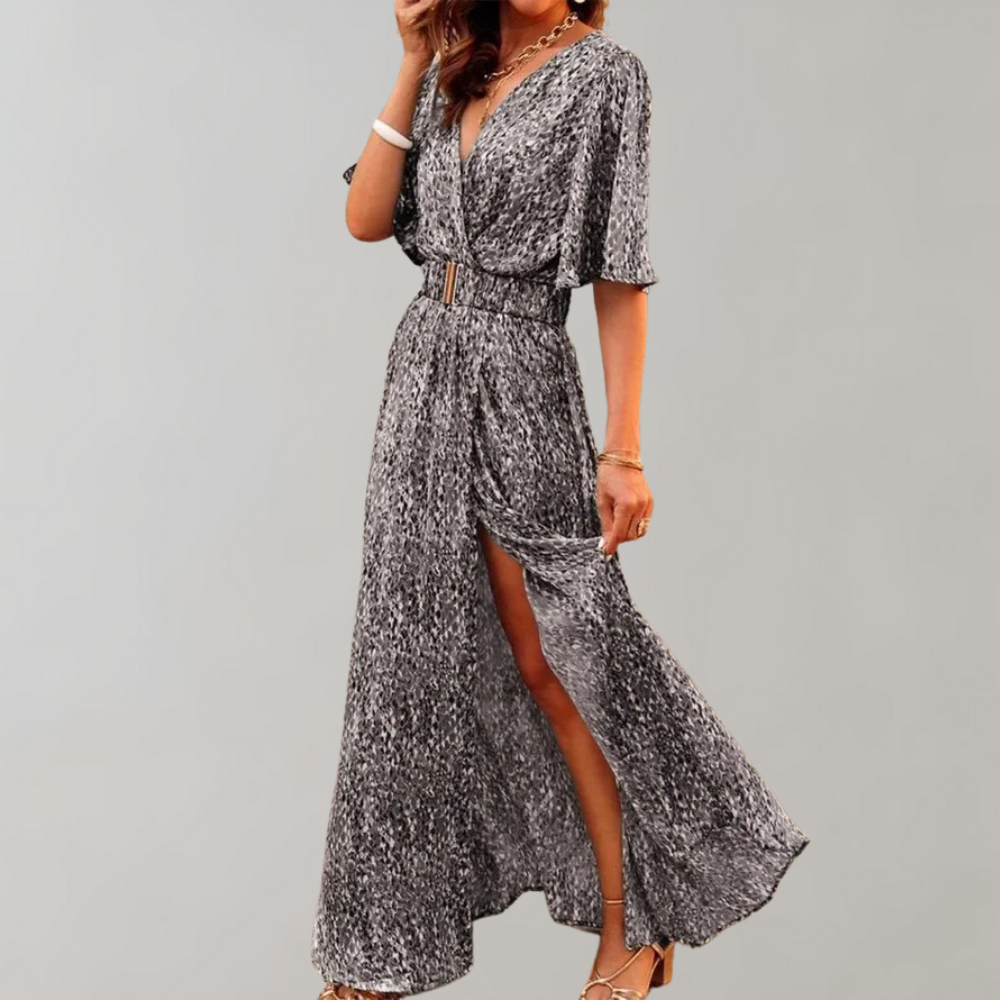 Elegant Women's Summer Maxi Dress with Unique Design 0