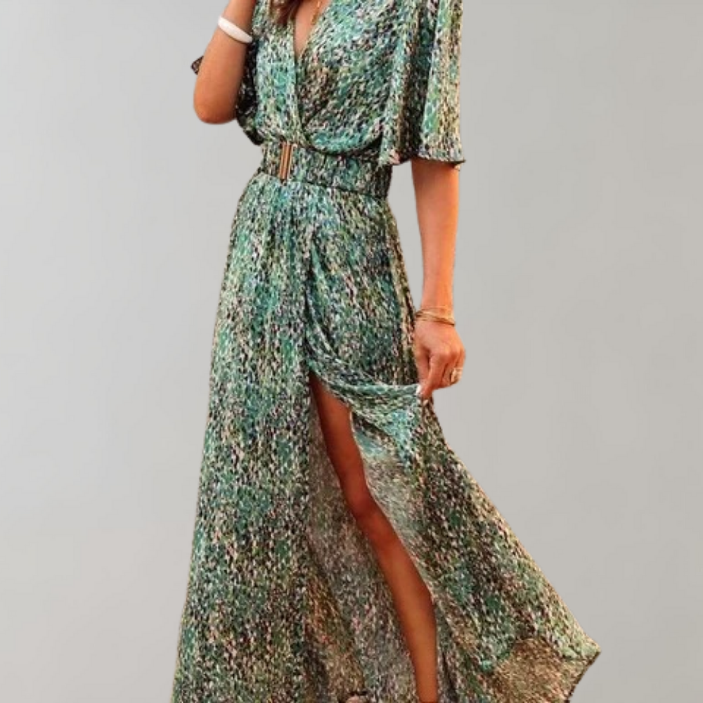 Elegant Women's Summer Maxi Dress with Unique Design 2