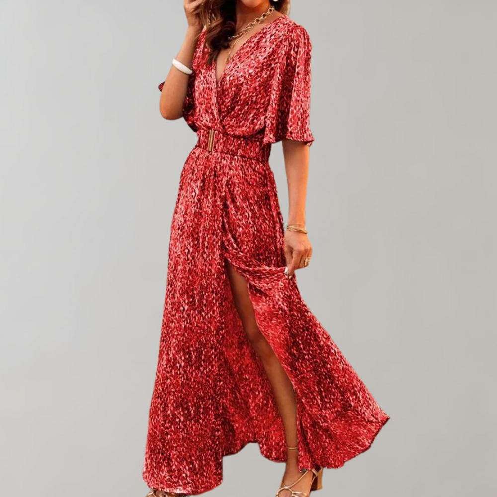 Elegant Women's Summer Maxi Dress with Unique Design 3
