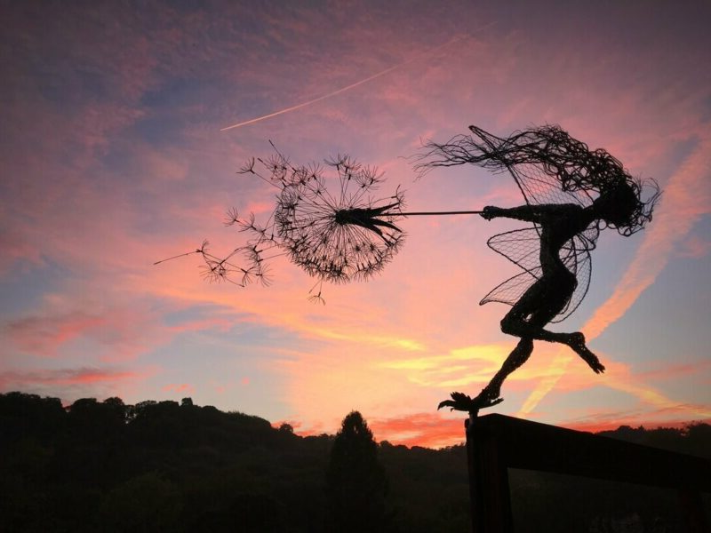 Enchanting Fairy Garden Ornaments with Dandelion Stakes – Durable Metal Outdoor Decor for Garden Decoration 6
