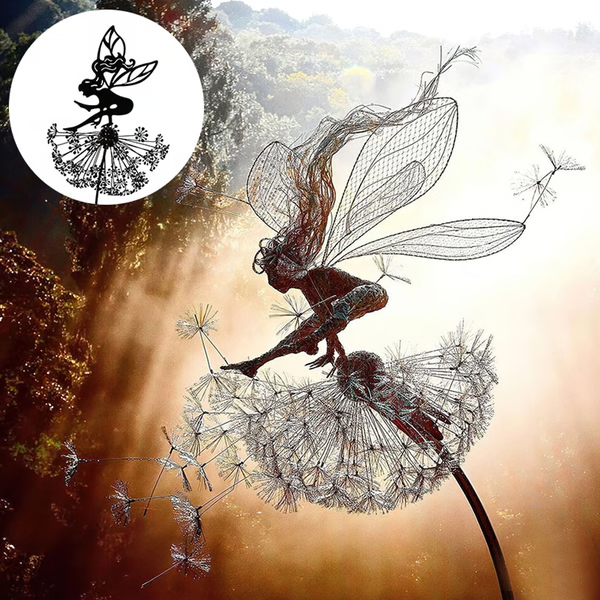 Fairy Steel Garden Sculptures – Premium Weather-Resistant Outdoor Decor for Indoor and Outdoor Use 0