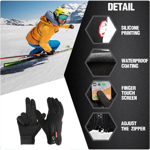 Heated Thermal Gloves for Men and Women – Warming USB Cycling and Ski Gloves with Enhanced Grip and Fleece Lining 6