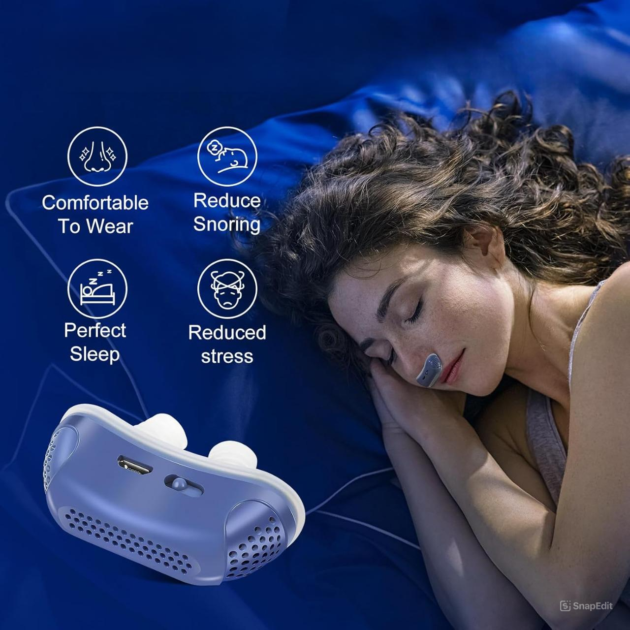 Micro CPAP Sleep Apnea Machine - Portable Anti-Snoring Device for Travel 6
